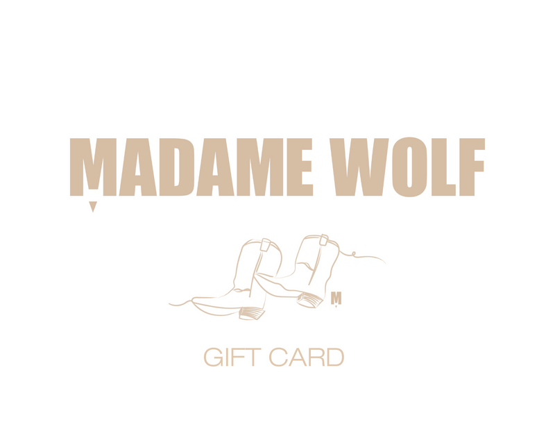 Madame Wolf Gift card